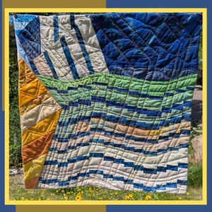 Small strip quilt